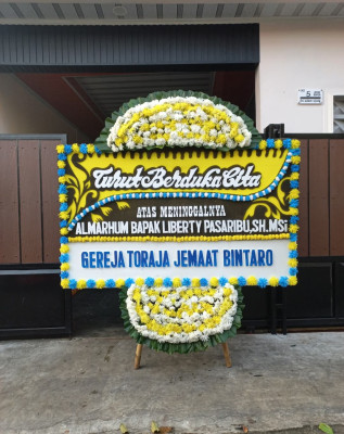 Papan Bunga Duka di Bengkulu Tengah